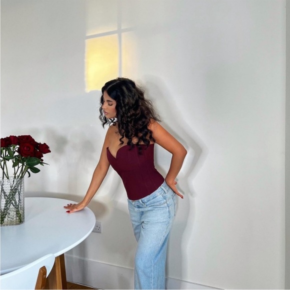 ZARA BLOGGERS FAVORITE SWEETHEART NECKLINE BUSTIER - Picture 14 of 17